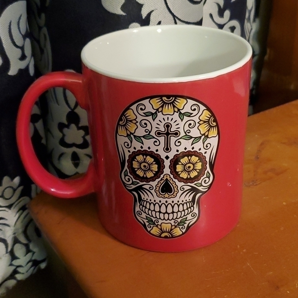 DAY of the Dead Skull Coffee Mug
